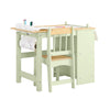 SoBuy KMB60-GR Mesa y Silla Infantil con 2 Estantes 3 portabolígrafos Verde 80x50x66cm
