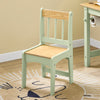 SoBuy KMB60-GR Mesa y Silla Infantil con 2 Estantes 3 portabolígrafos Verde 80x50x66cm