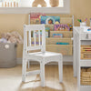 SoBuy KMB60-W Juego de Mesa y Silla Infantil Escritorio Infantil con 3 Portalápices