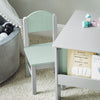 SoBuy KMB88-HG Juego de Mesa y 2 Sillas Infantil Muebles para niño Gris y Verde