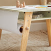 Conjunto de mesa e 2 bancos para criança SoBuy KMB92-GR, verde