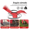 SoBuy OGS28-R Tumbona ergonómica Rojo