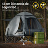 SoBuy OGS32-L-HG Tienda de campaña Flotante Colchon Inflable para 2 personas