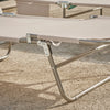 SoBuy OGS48-MI Tumbona Plegable con Respaldo Reclinable y Parasol