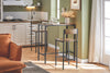 Mesa alta bar en cocina moderna - conjunto 3 piezas SoBuy