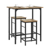 SoBuy OGT10-PF Juego de Mesa Alta de Bar con 2 taburetes