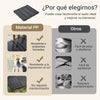 SoBuy SDA14-HG Suelo para Terraza Exterior 15 Piezas Gris 30.5x30.5x2 cm