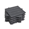 SoBuy SDA15-HG Suelo para Terraza Exterior 35 Piezas Gris 30.5x30.5x2 cm