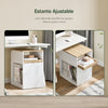 Armário de escritório SoBuy ASK08-WN com suporte para impressora 40 x 50 x 65 cm