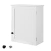 Preventa-SoBuy BZR19-W Armario de Pared con 2 estantes Blanco