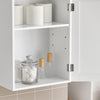 Preventa-SoBuy BZR19-W Armario de Pared con 2 estantes Blanco