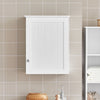 Preventa-SoBuy BZR19-W Armario de Pared con 2 estantes Blanco
