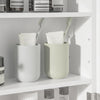 Armário de parede com espelho SoBuy BZR55-W branco