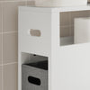 SoBuy BZR83-W Mueble de Baño con 1 Estante 2 Cestos 60 x 20 x 70