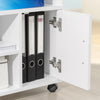 Suporte para impressora e arquivo SoBuy FBT106-W para escritório em casa