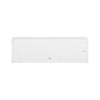 SoBuy FHK18-W Perchero de Pared con 2 Puertas Correderas y 1 Compartimento Blanco