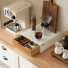 SoBuy FRG179-WN Suporte para cápsulas de café ou saquetas de chá com 1 gaveta