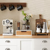 SoBuy FRG179-WN Suporte para cápsulas de café ou saquetas de chá com 1 gaveta