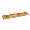 SoBuy FRG212-N Tabuleiro de bambu para banheira C 80 cm