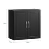 Armário de parede SoBuy FRG231-SCH com 2 portas, preto