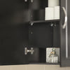 Armário de parede SoBuy FRG231-SCH com 2 portas, preto