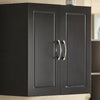 Armário de parede SoBuy FRG231-SCH com 2 portas, preto