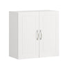 Armário de parede multiusos SoBuy FRG231-W com 2 portas, branco