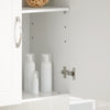 Armário de parede multiusos SoBuy FRG231-W com 2 portas, branco
