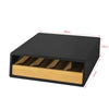 Suporte para cápsulas de café SoBuy FRG280-SCH com uma gaveta, preto
