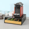 Suporte para cápsulas de café SoBuy FRG280-SCH com uma gaveta, preto
