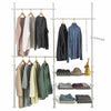 Conjunto de dois cestos de roupa multiusos em arame metálico SoBuy FRG34-P02