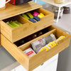 Suporte para cápsulas de café SoBuy FRG82-N com 2 gavetas