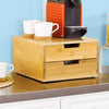 Suporte para cápsulas de café SoBuy FRG82-N com 2 gavetas