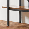 SoBuy FSB67-WS Mesa de Consola con 3 Estantes 110 x 25 x 86 cm