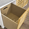 SoBuy FSR23-WN+FHK19-WN Conjunto de 1 banco para calçado e 1 prateleira de parede