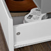 SoBuy FSR37-W Banco Zapatero con 1 cajón 1 puerta