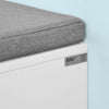 SoBuy FSR37-W Banco Zapatero con 1 cajón 1 puerta