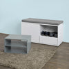 SoBuy FSR37-W Banco Zapatero con 1 cajón 1 puerta