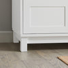 SoBuy FSR86-W+FRG282-W Mueble recibidor Zapatero con Perchero Gris+Blanco