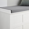 SoBuy FSR86-W+FRG282-W Mueble recibidor Zapatero con Perchero Gris+Blanco