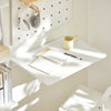Mesa de parede rebatível SoBuy FWT03-W para sala de jantar, quarto, secretária 60x40 cm branca