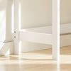 SoBuy FWT43-W Mesa de escritorio con un cajón y 2 ganchos Blanco 60x40x76 cm