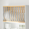 Preventa-SoBuy KCR09-W Estante de Pared con 1 Estante Adicional y 7 Ganchos