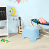 SoBuy KMB14-B Silla Infantil con diseño de Cerdo Azul