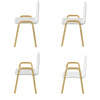 SoBuy KMB24-Wx2 Sillas Infantiles x2 con 4 Alturas de Asiento Diferentes 23-35 cm