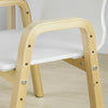 SoBuy KMB24-Wx2 Sillas Infantiles x2 con 4 Alturas de Asiento Diferentes 23-35 cm