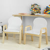 SoBuy KMB24-Wx2 Sillas Infantiles x2 con 4 Alturas de Asiento Diferentes 23-35 cm