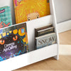 SoBuy KMB32-W Librería Infantil con 4 compartimentos abiertos Blanco