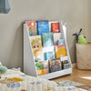 SoBuy KMB32-W Librería Infantil con 4 compartimentos abiertos Blanco