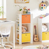 SoBuy KMB48-W Librería infantil con 2 Cestas y 2 Estantes